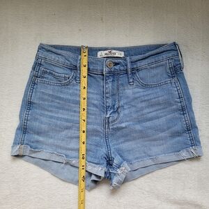 Hollister Women's Blue Denim Shorts